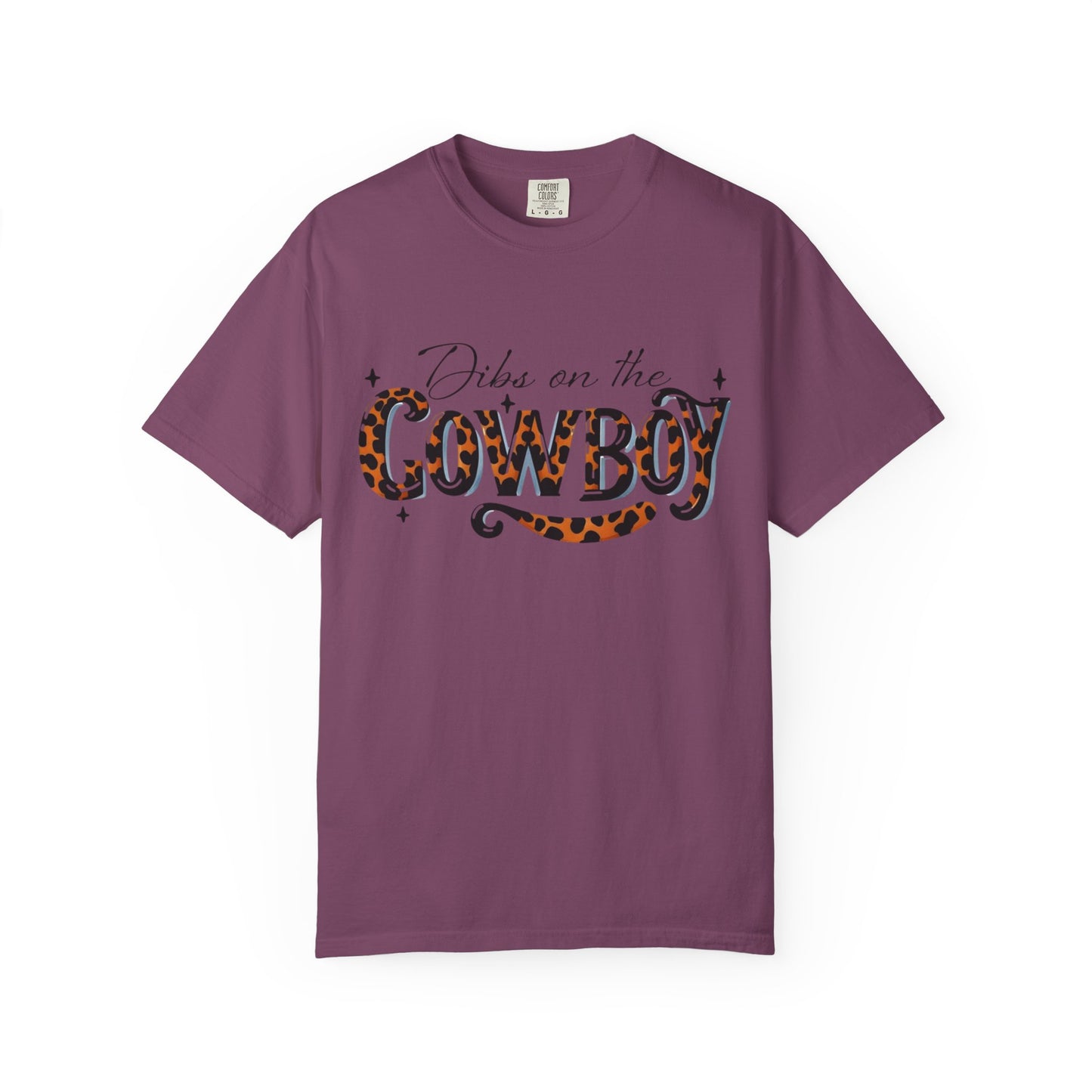 Dibs On The Cowboy Leopard Print T-Shirt