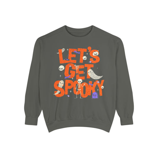 Let's Get Spooky Sweatshirt — Halloween Graphic Crewneck