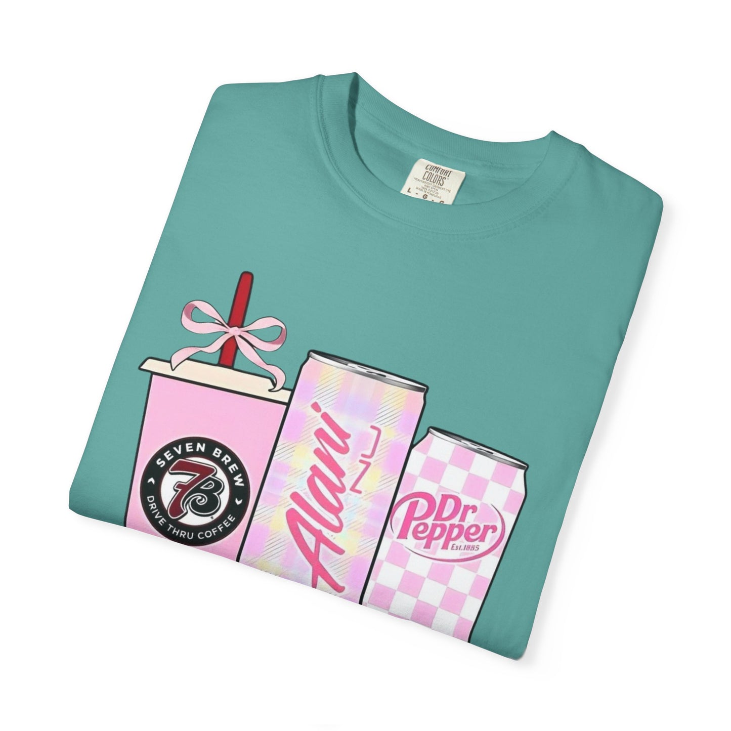Yes, I've Ate Today T-shirt | Pink Drinks Illustration, Aloha Can, Dr Pepper