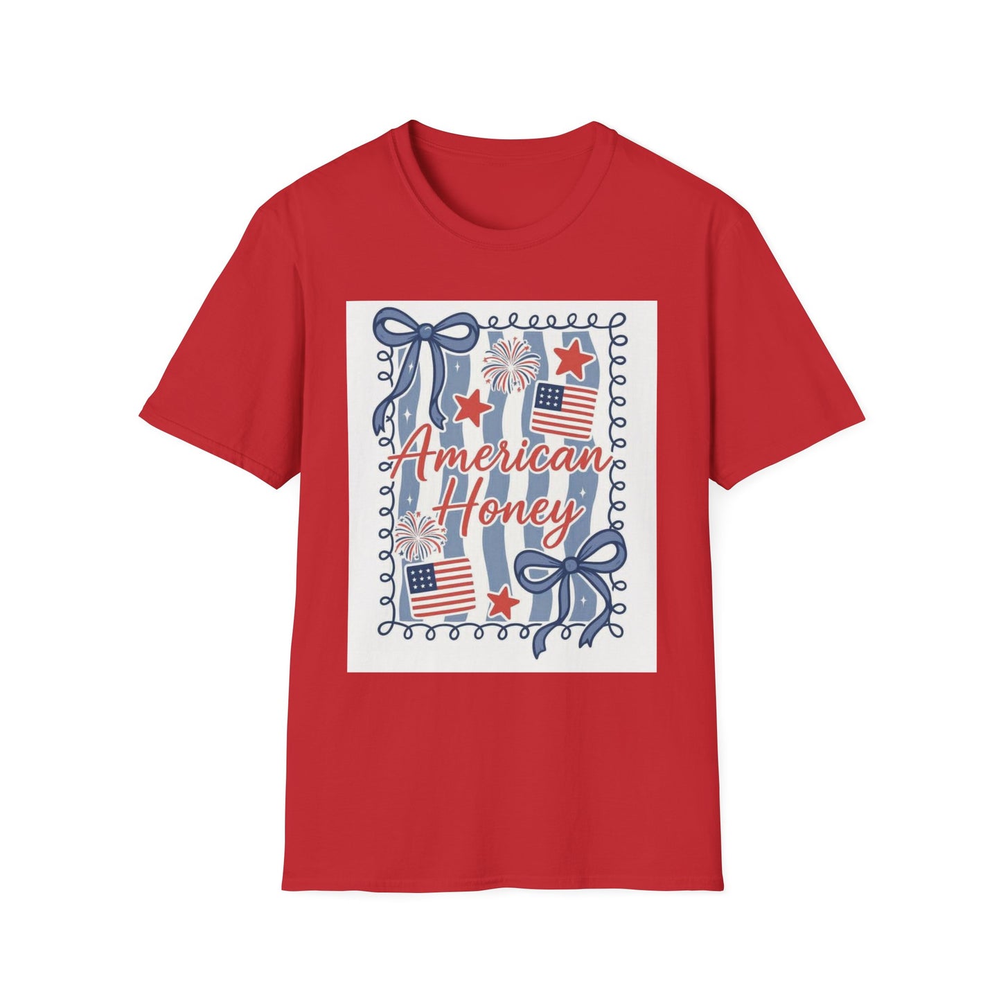 American Honey T-Shirt — Patriotic 4th of July Graphic Tee