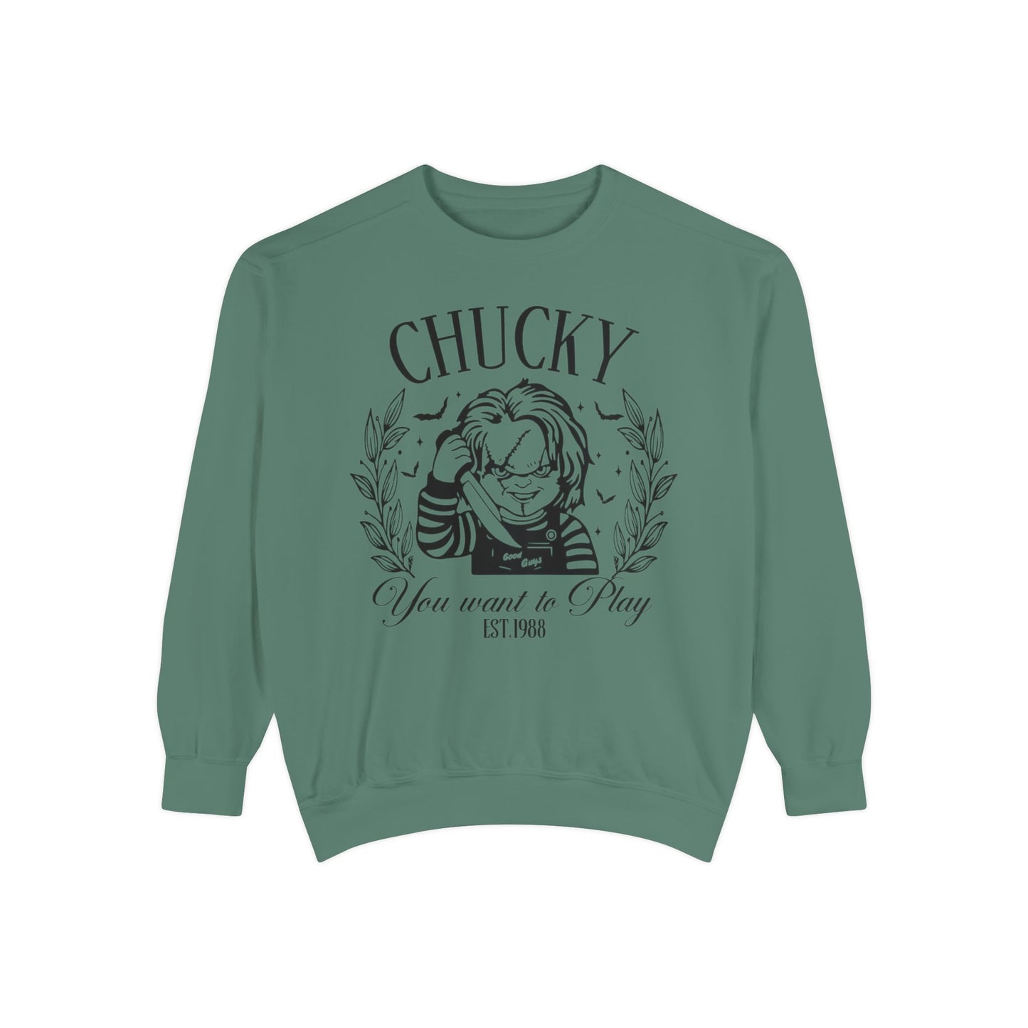Chucky "You Want to Play" Graphic Sweatshirt