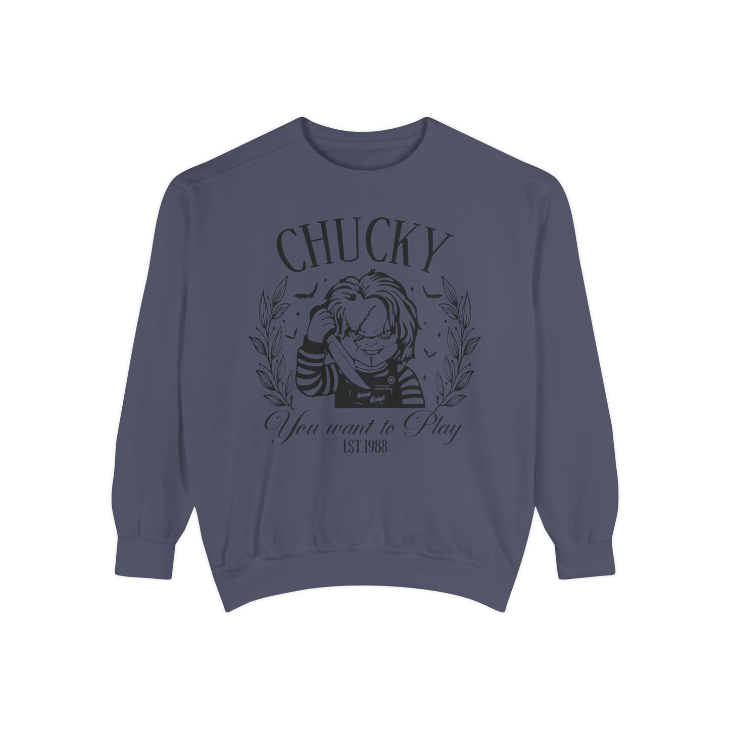 Chucky "You Want to Play" Graphic Sweatshirt