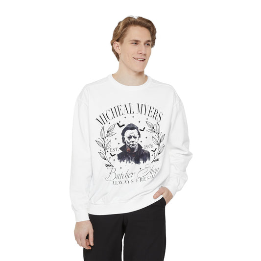 Michael Myers Sweatshirt - Butcher Shop Vintage Horror Crewneck