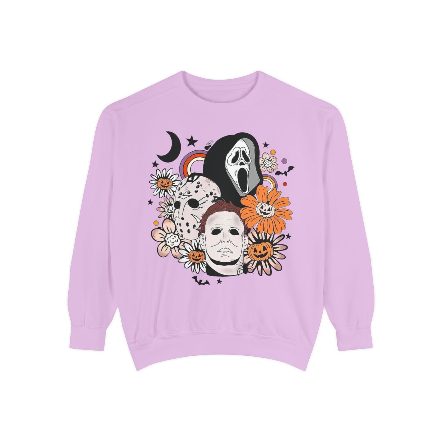 Horror Icons Floral Sweatshirt