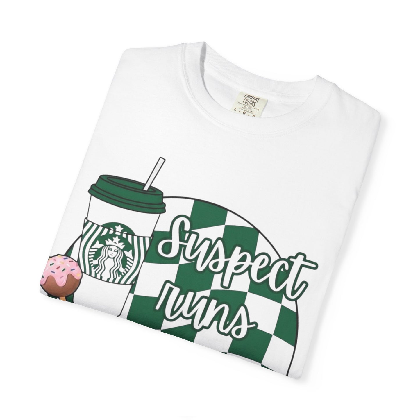 Suspect Turns On Starbucks T-Shirt — Coffee Lover Graphic Tee