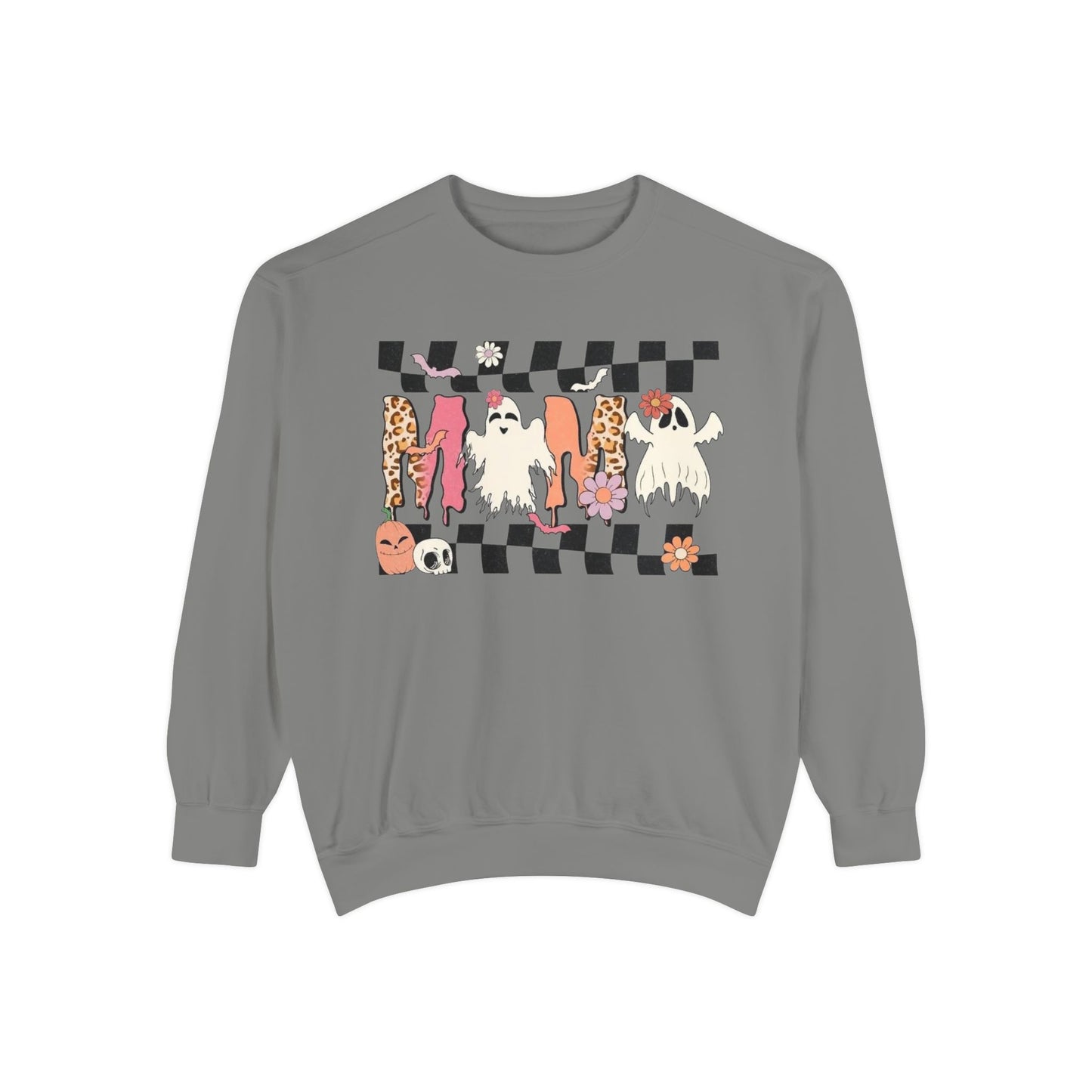 Checkerboard Cats Sweatshirt — Cute Cat Pattern Pullover