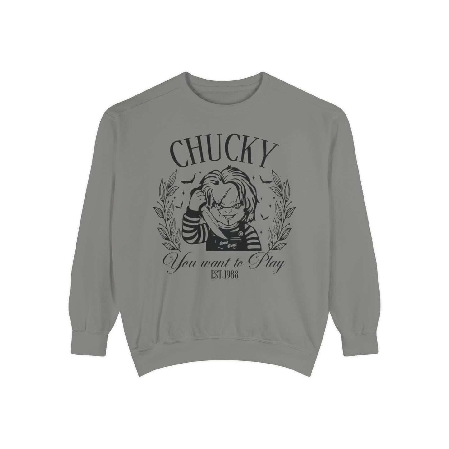 Chucky "You Want to Play" Graphic Sweatshirt