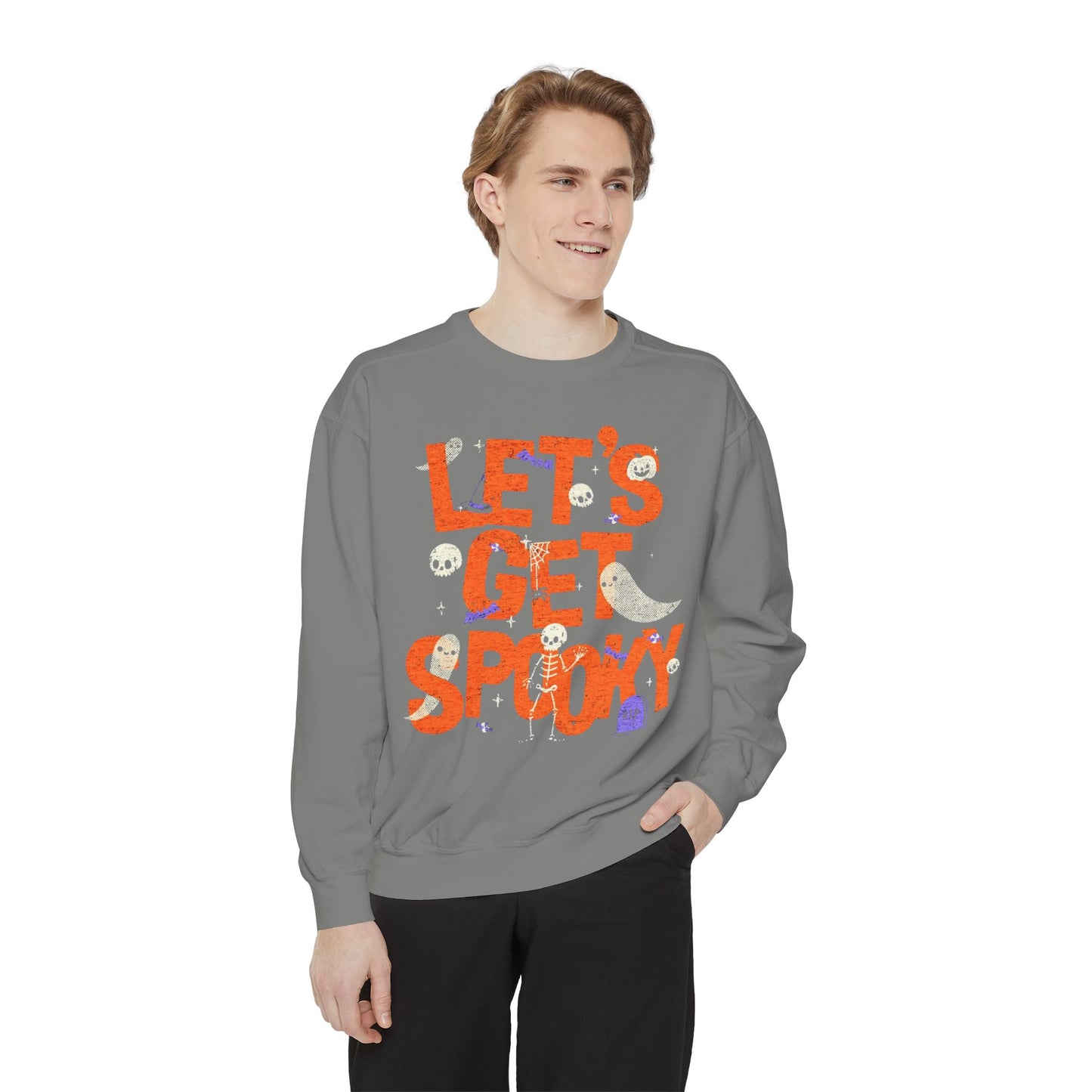 Let's Get Spooky Sweatshirt — Halloween Graphic Crewneck