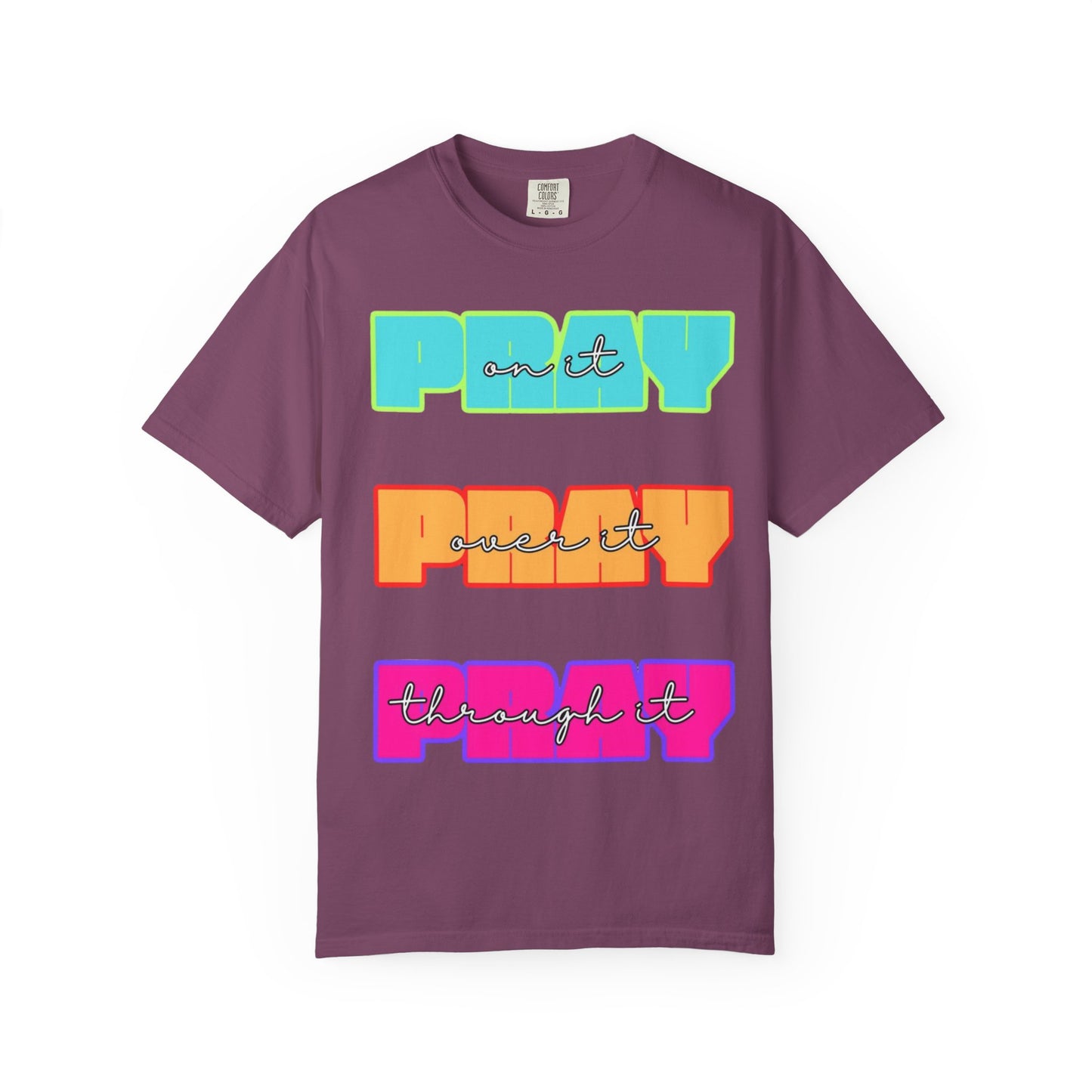 Play On It, Push It, Through It T-Shirt — Motivational Retro Graphic Tee