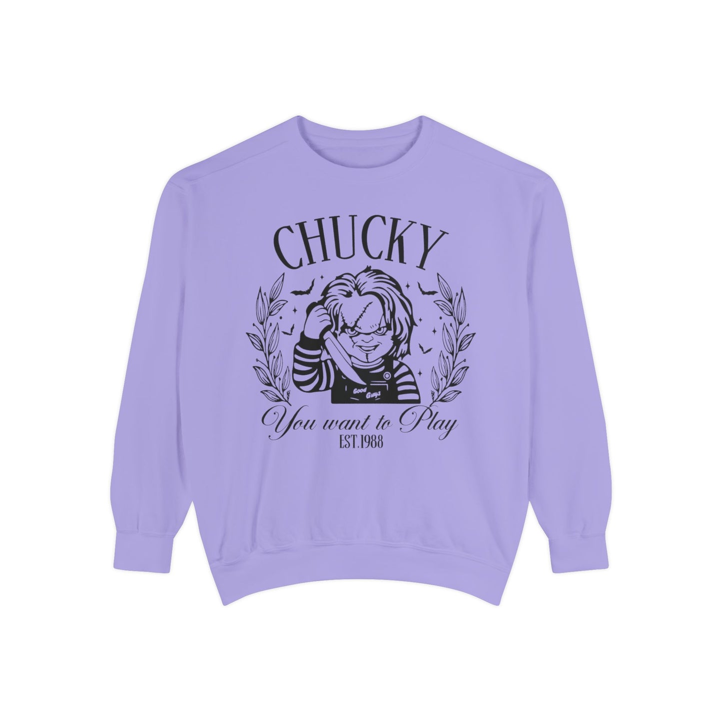 Chucky "You Want to Play" Graphic Sweatshirt