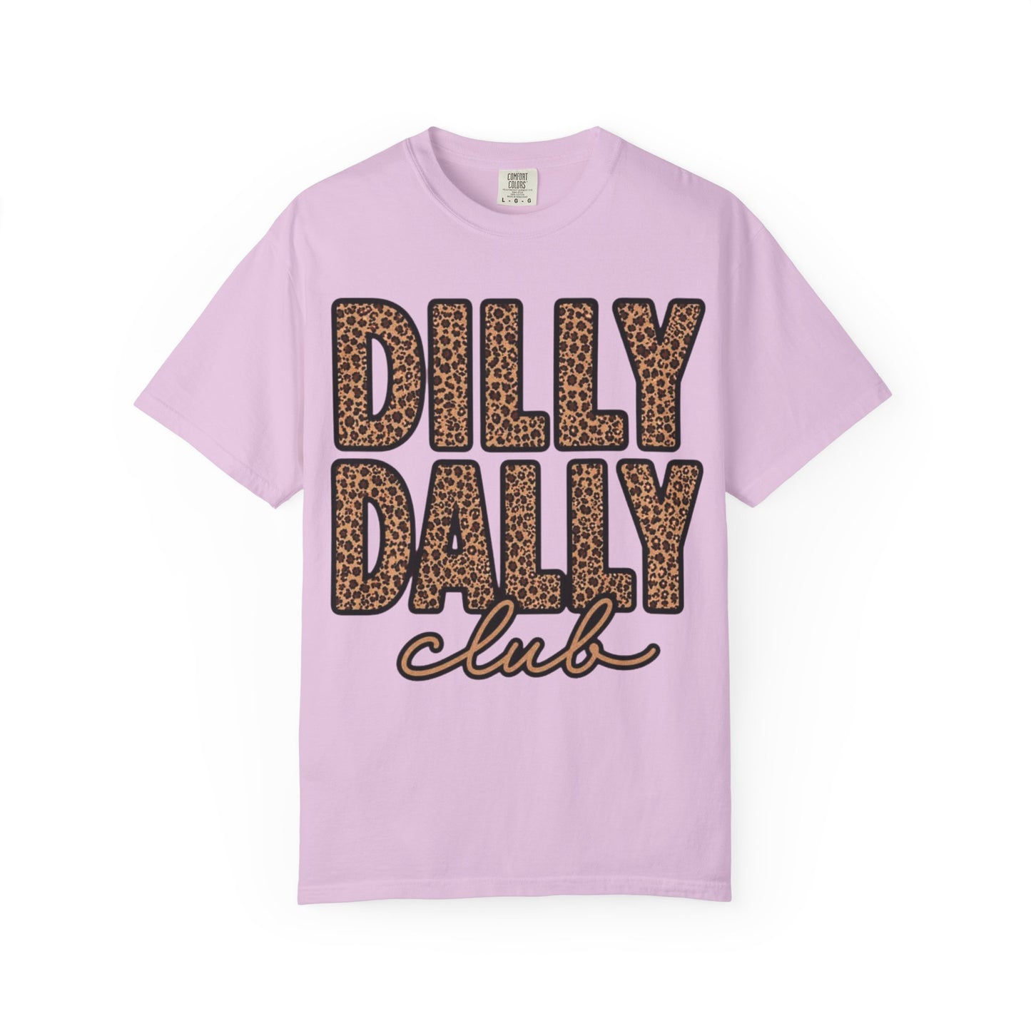 Dilly Dally Club Leopard Print T-Shirt