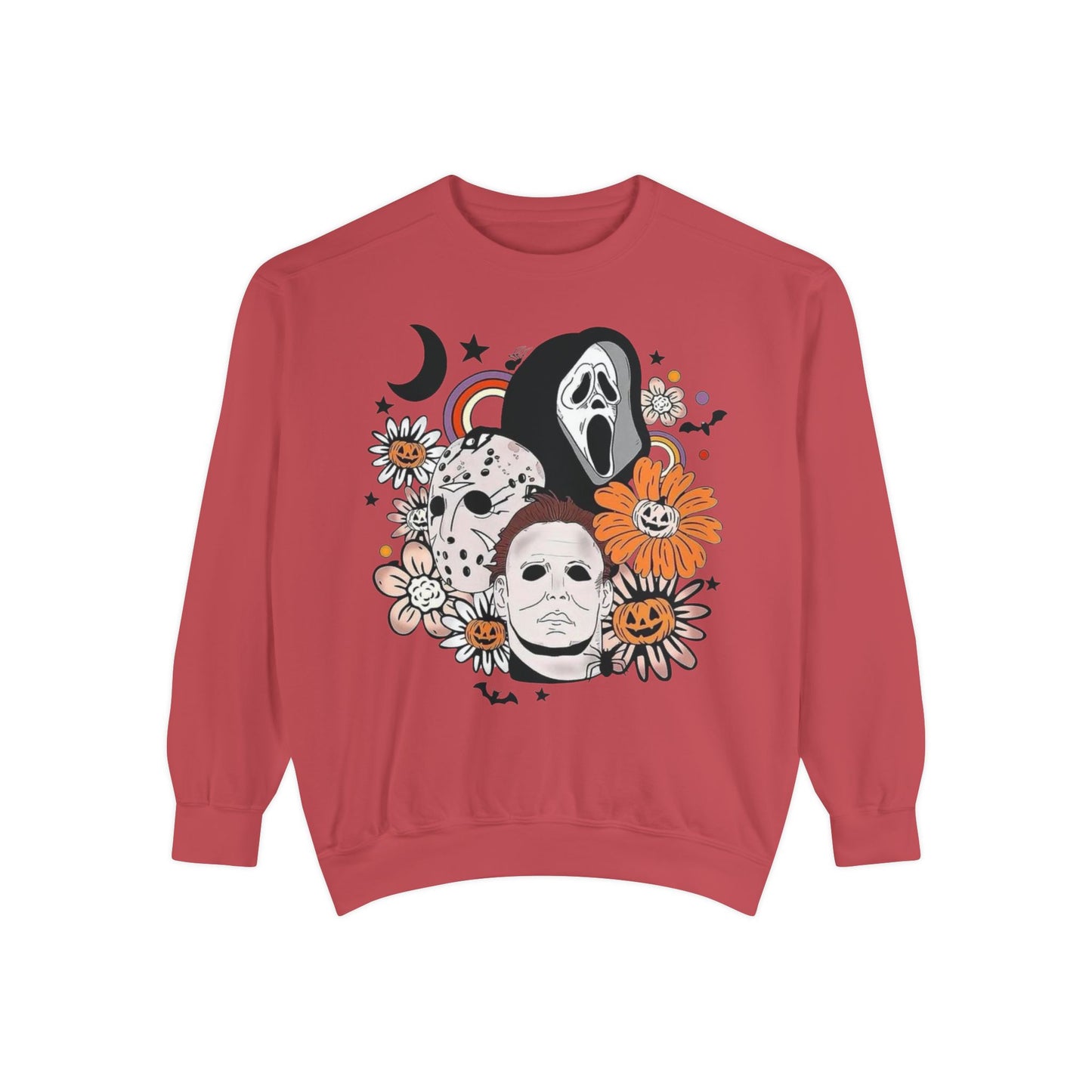 Horror Icons Floral Sweatshirt