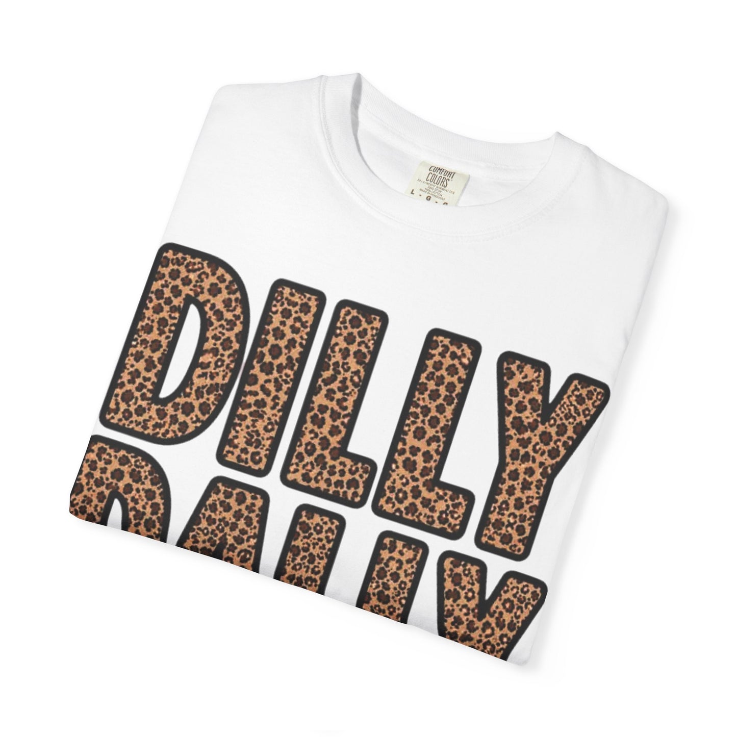 Dilly Dally Club Leopard Print T-Shirt