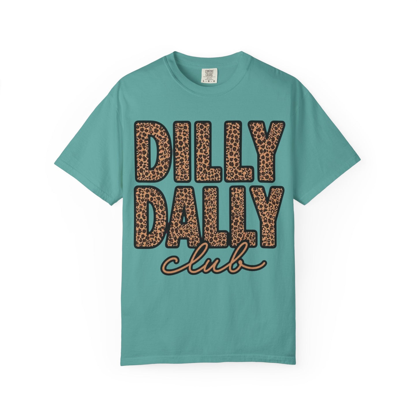 Dilly Dally Club Leopard Print T-Shirt
